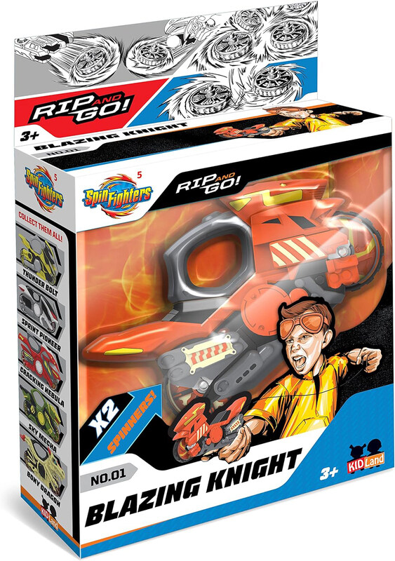 

Generic Spin Fighters 5 Blazing Knight Spinner Toy, Ages 3+