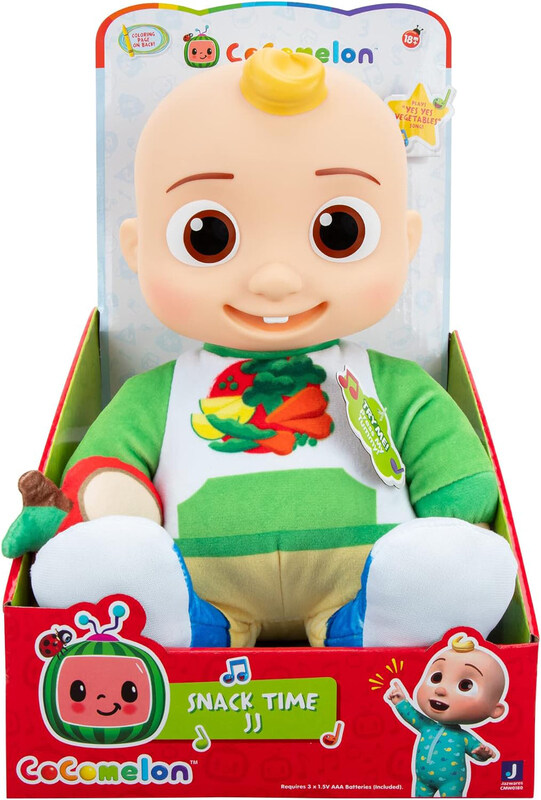 

Cocomelon 11-Inch Snack Time with JJ Plush Doll, Ages 1+
