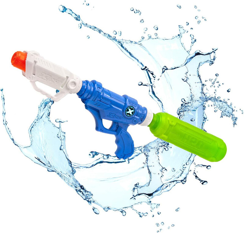 

X-Shot Zuru Tornado Tide Water Gun Tank Spray Blaster Gun, 0.3L, Multicolour