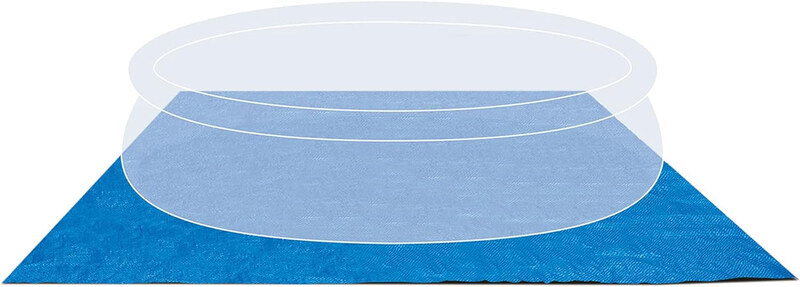 

Intex Pool Ground Cloth, Blue
