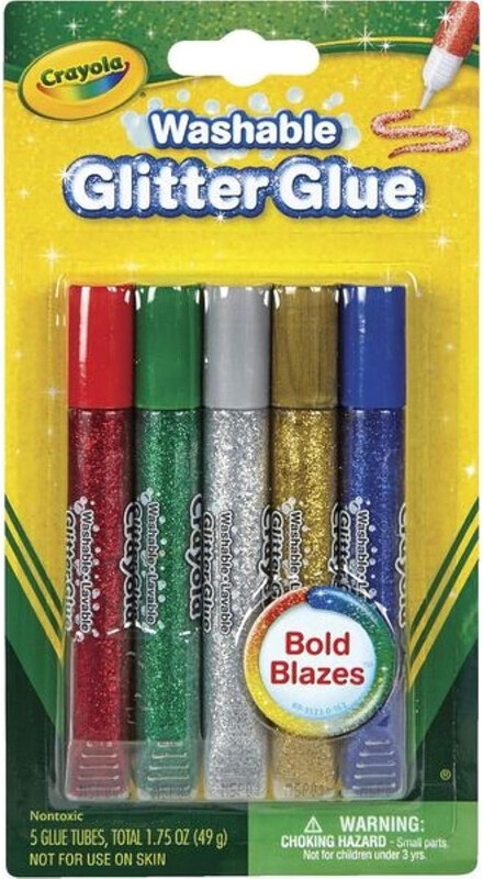 

Crayola Washable Glitter Glue, 2 Pieces, Multicolour