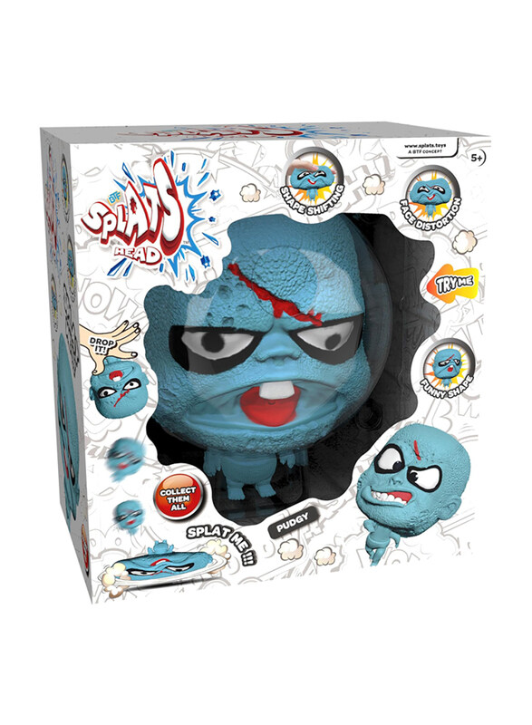 

Shush Splats Head - Pudgy: The Ultimate Stress-Relieving, Shape-Shifting Fun Toy, Ages 5+