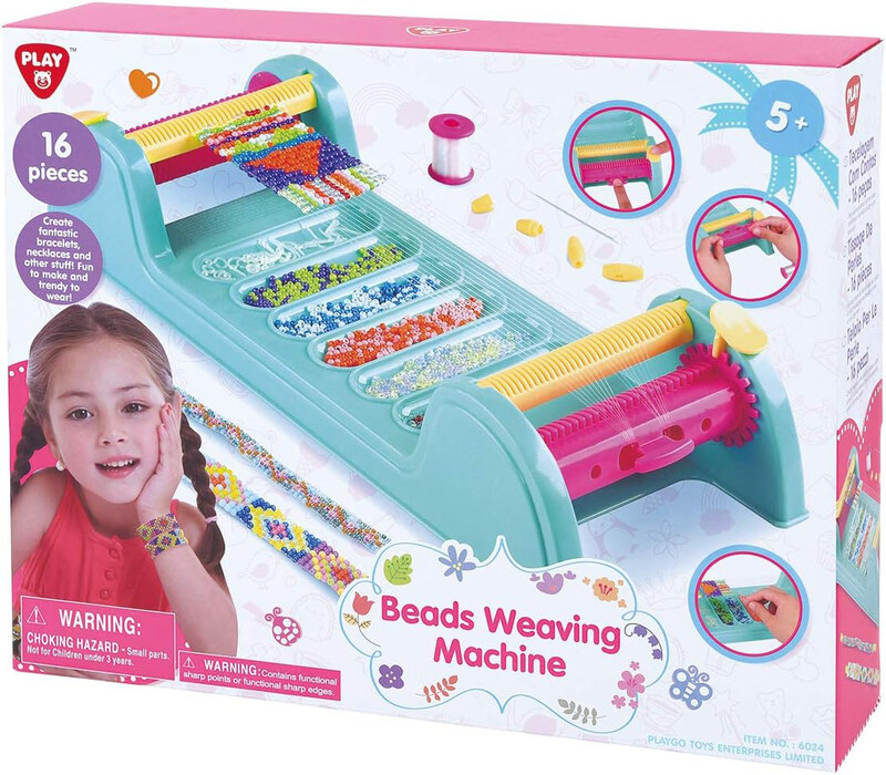 

PlayGo Beads Weaving Machine, Multicolour, Ages 5+
