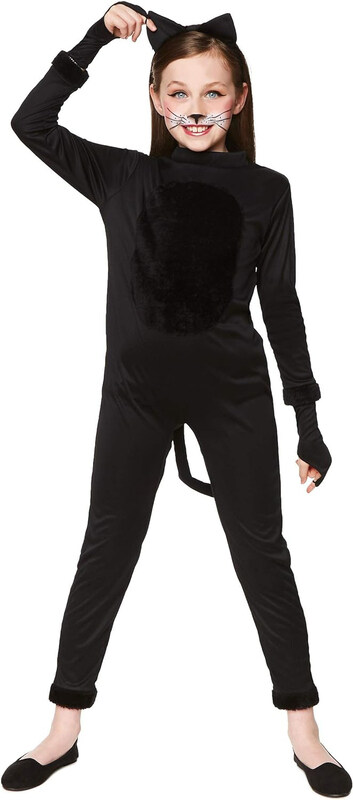 

Generic Mad Costumes Cat Halloween Costume for Kids, Large, 84562-L, Black