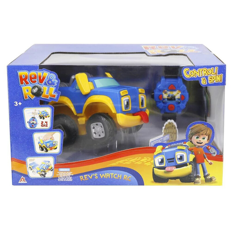 

Rev & Roll Rc Rumble Vehicle with Control & Spin, EU881411, Ages 3+