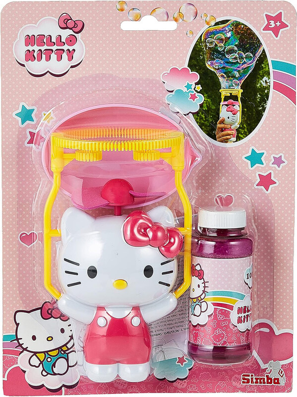 

Simba Hello Kitty Soap Bubbles Fan, Ages 3+