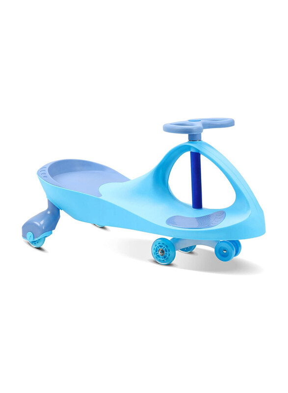 

Ziggy Kids Ride-On Twist Car Swing Car Sliding PU Wheels Swing Anti Rollover Walker, Blue, Ages 1+