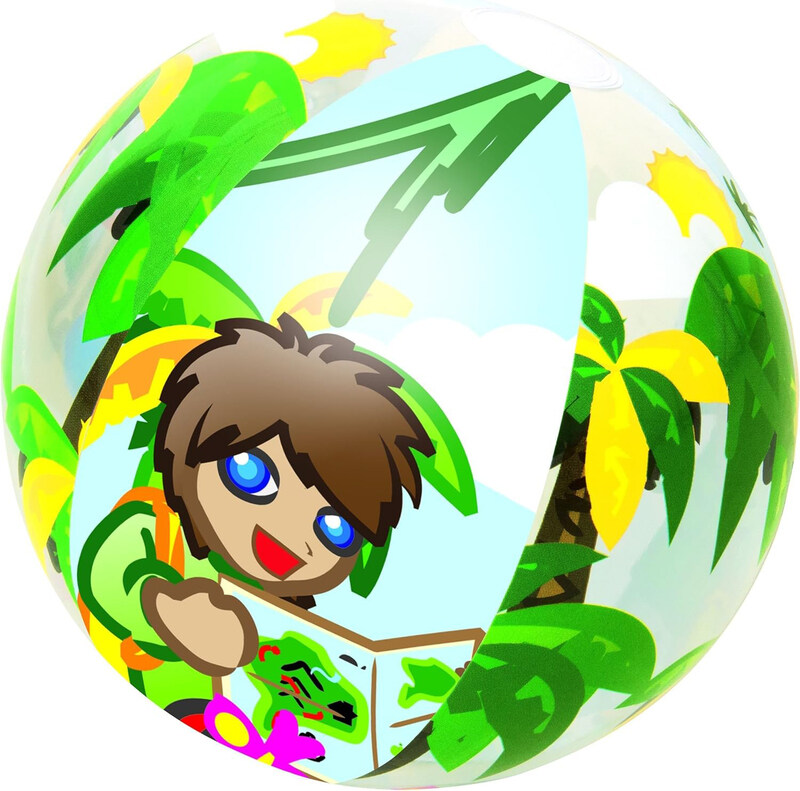 

Bestway Jungle Trek Beach Ball, Multicolour