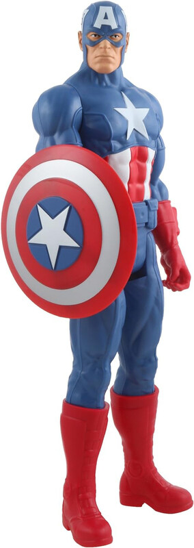 

Hasbro Marvel Avengers Titan Hero Series Captain America Action Figure, Ages 4+
