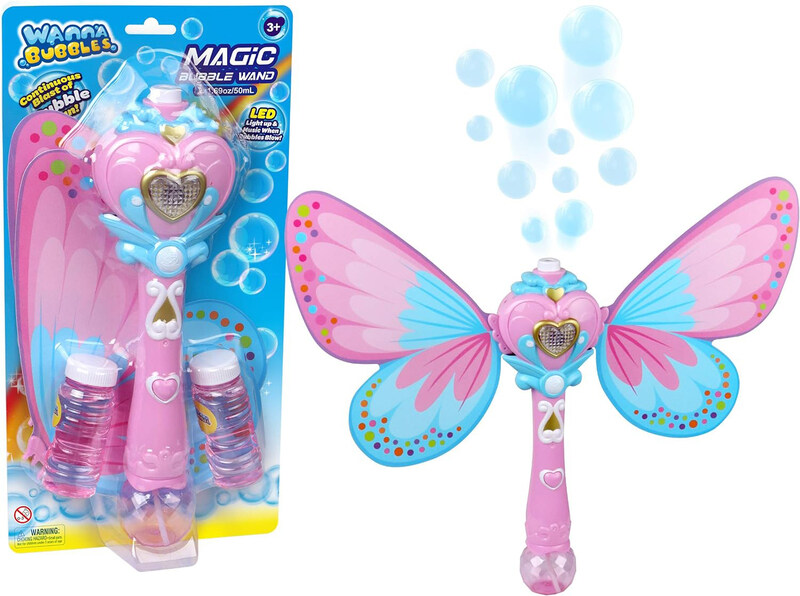 

Wanna Bubbles Light & Sound Fairy Magic Bubble Wand, Ages 3+