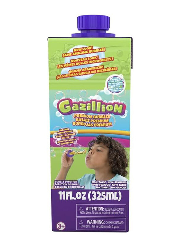 

Gazillion Bubble in Box, 325ml, Ages 3+