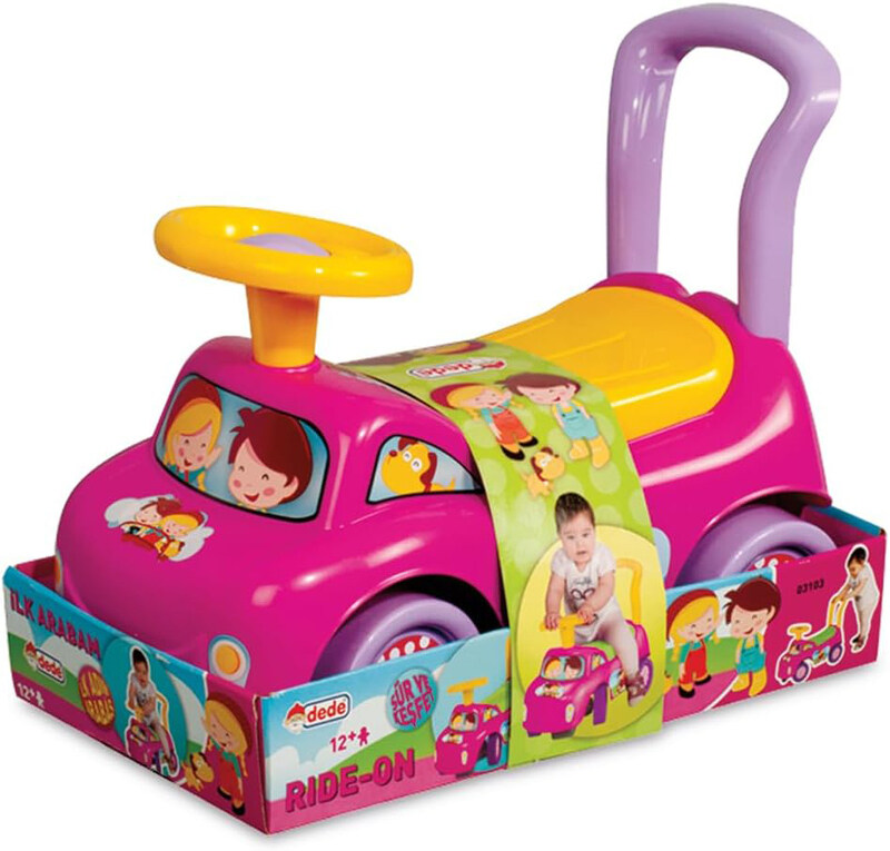 

Dede Toys My First Car Light Portable Fun Educational For Kids, Pink, Ages 1+