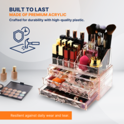 AC&L Makeup Organizer Storage Box