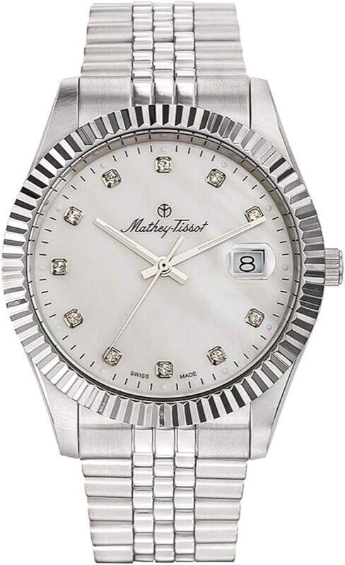 

Mathey-Tissot Mathy II Analog Mother of Pearl Dial Men's Watch H710AI