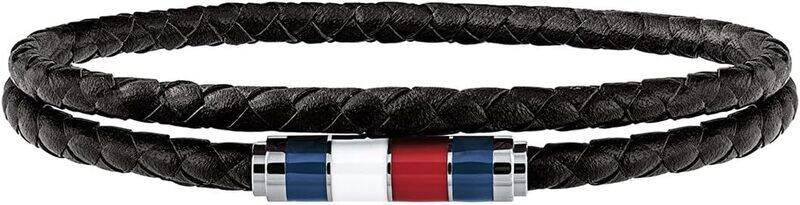 

Tommy Hilfiger Men's Multicolor Leather & Steel Bracelet - 2790056