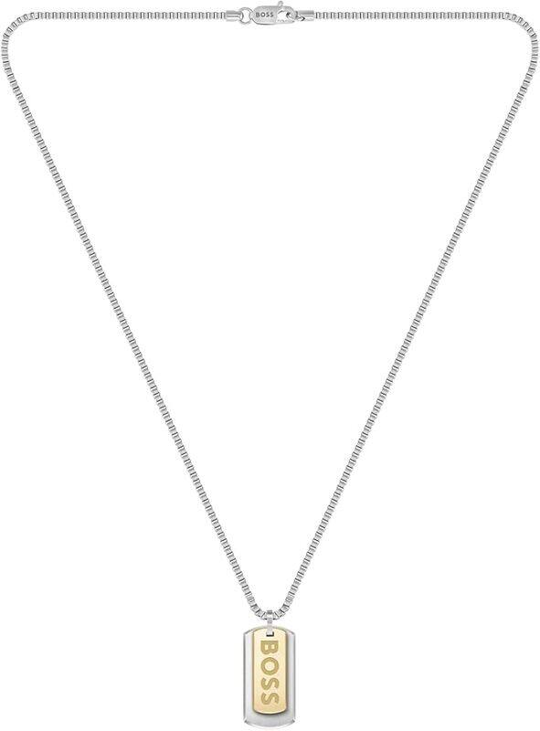 

Hugo Boss Men's Silver Pendant with chain - 1580576