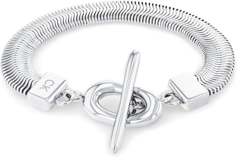 

Calvin Klein Women's Silver Chain Bracelets - 35000647