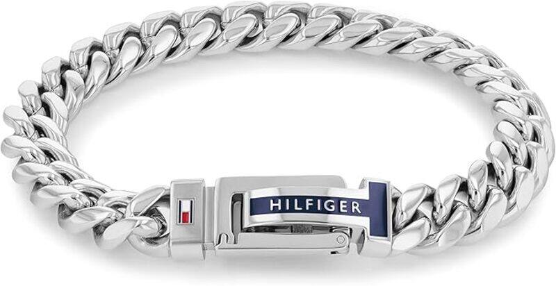 

Tommy Hilfiger Men's Silver Chain Bracelets - 2790433