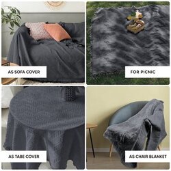 AC&L Throw Blanket Textured