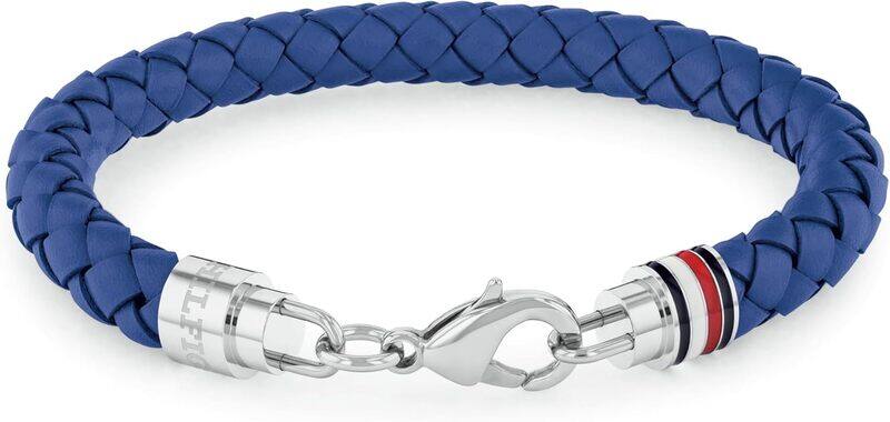 

Tommy Hilfiger Men's Blue Leather Bracelet - 2790548