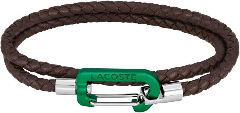 

Lacoste Men's Brown Braided Leather Cord - 2040314