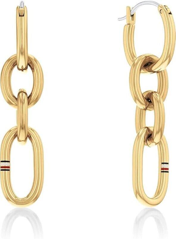 

Tommy Hilfiger Women's Gold Chain Earrings - 2780786