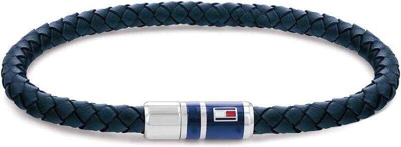 

Tommy Hilfiger Men's Blue Leather Bracelet - 2790294