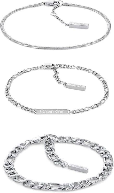 

Calvin Klein Women's Silver Chain Bracelets - 35700003
