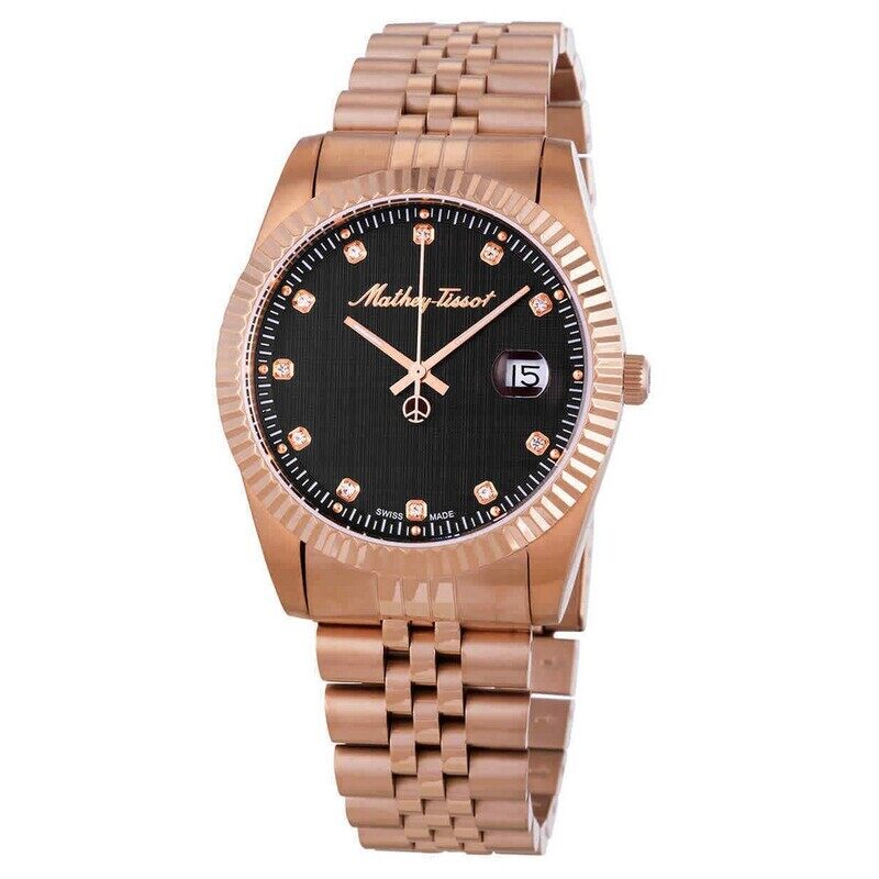 

Mathey-Tissot Mathy III Quartz Brown Dial Men's Watch - H810PRM