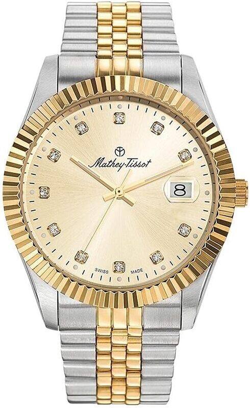 

Mathey-Tissot Mathy II Analog Gold Dial Men's Watch-H710BDI