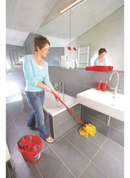 Vileda Soft Supermocio Floor Mop With Stick, Yellow