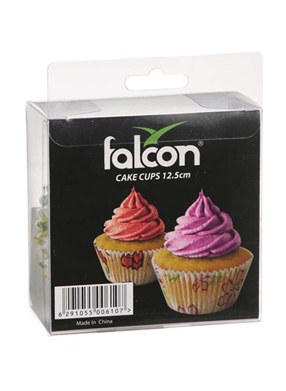 Falcon 12.5cm Cake Cup Cases, White