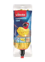 Vileda Soft Supermocio Floor Mop With Stick, Yellow