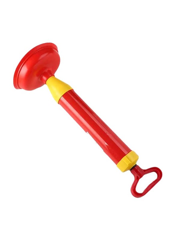 Plumbing Power Suction Plunger, Red/Yellow