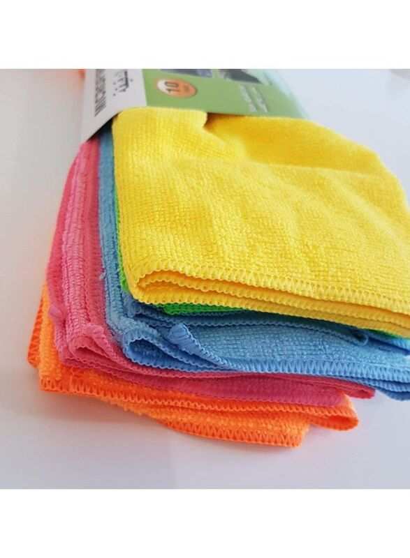 10-Piece Microfiber Cleaning Cloth Set