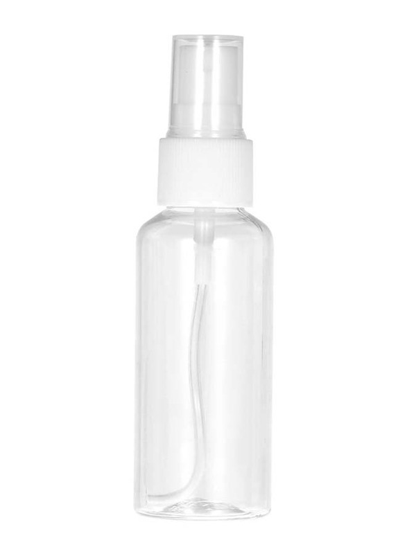 Mini Travel Empty Spray Bottle, 50ml, Clear/White