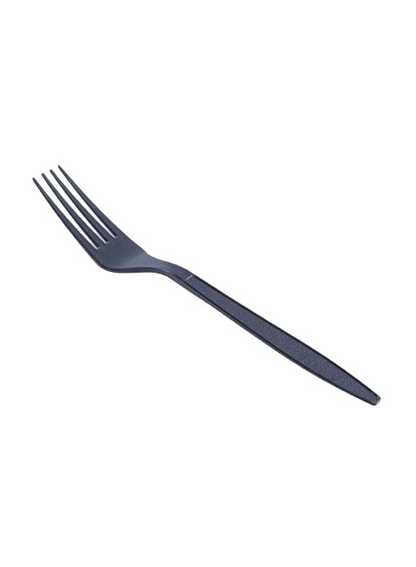 Falcon 50-Piece Plastic Fork, Black