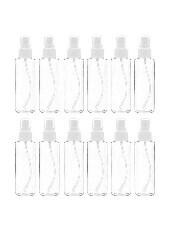 

Generic Empty Spray Bottles, 12 Pieces, 100ml, Clear