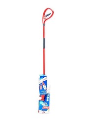 Vileda Promist Max Flat Floor Spray Mop, Red/White