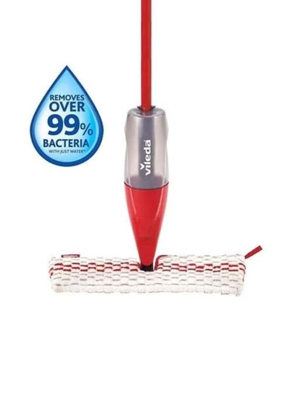 Vileda Spray Max Floor Mop, Red