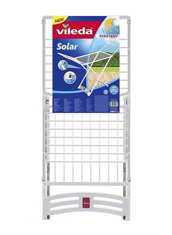 Vileda Solar Eco Cloth Dryer, 619778, White