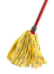 Vileda Soft Supermocio Floor Mop With Stick, Yellow