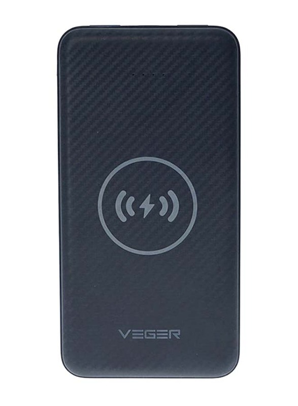 Veger 20000mAh Wireless Charger Power Bank, Black