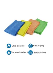 Multi-Functional Microfiber Cleaning Towels, 20 Pieces, Multicolour