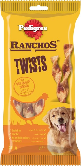 

Pedigree Ranchos Twist 40g, Buy 2 Get 1 Free