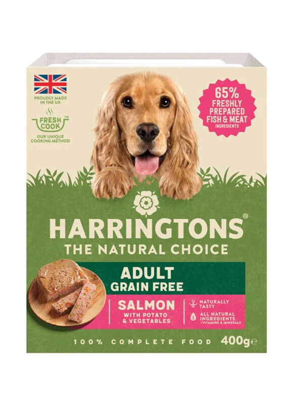 

Harringtons Salmon Tray Dogs Wet Food, 400g