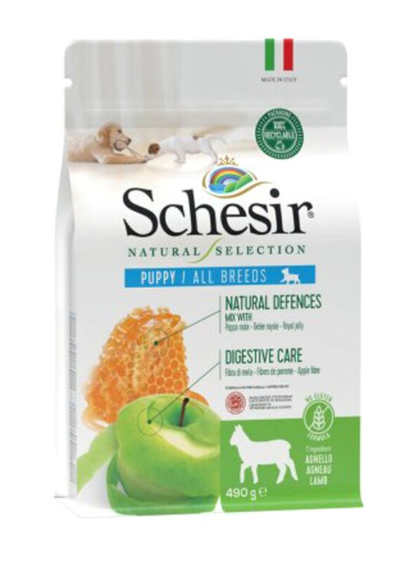 

Schesir Natural Selection Lamb Dry Puppy/All Breeds Food, 490g