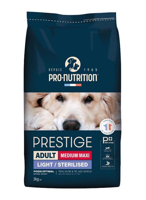 

Pro Nutrition Prestige Sterilised Medium/Maxi Adult Dog Dry Food, 3 Kg