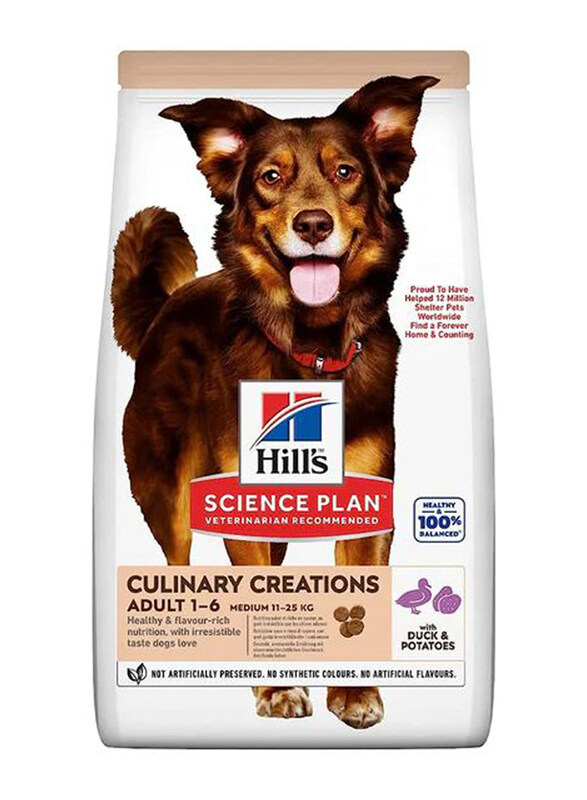 

Hill's Science Plan Culinary Creation with Duck & Potatoes Dog Dry Food, 14 Kg