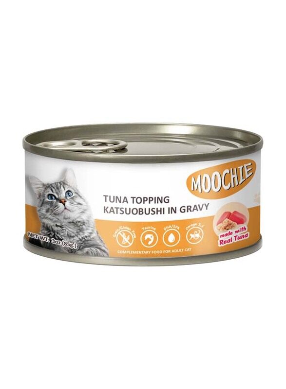 

Moochie Tuna & Katsuobushi Can Cat Wet Food, 85g